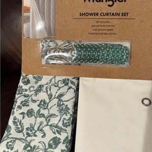 Wrangler Shower Curtain Set with Liner and Hooks